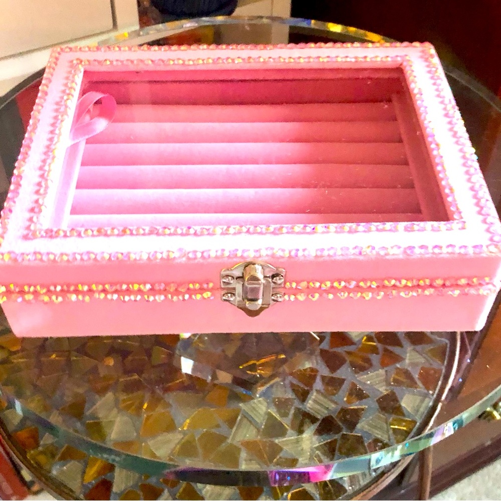 Elegant Pink Jewelry Box
